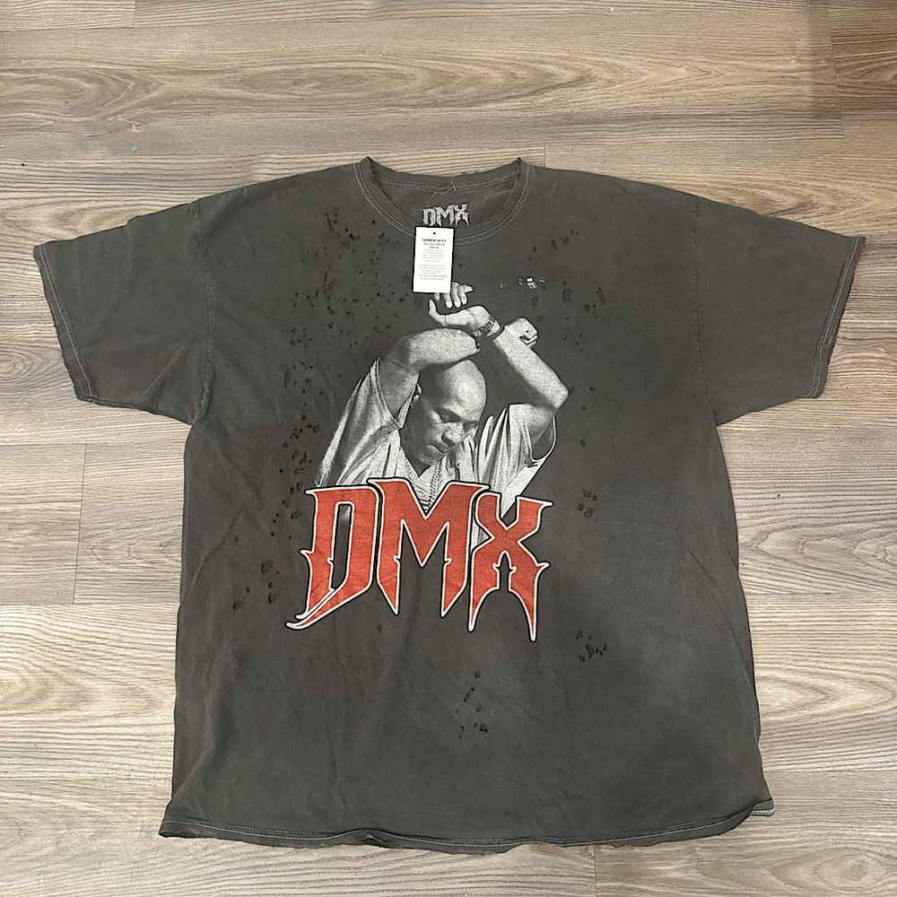 Faded black and red DMX tee #grunge vintage look size men xl brand new